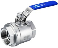 Stainless Steel 2PC Ball Valve Screwed lockable